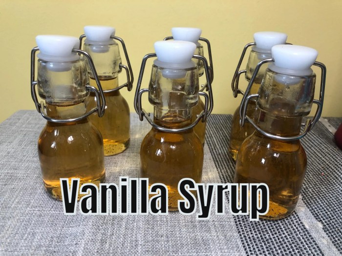 Diy vanilla syrup