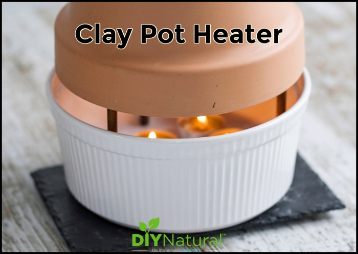 Diy terracotta pot heater