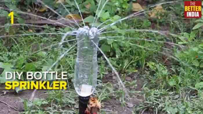 Diy yard irrigation