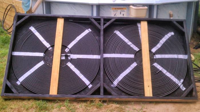 Diy swimming pool solar heater