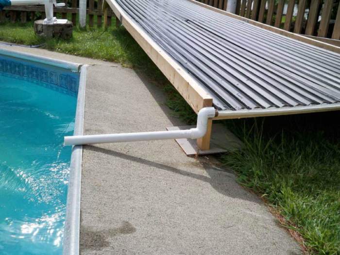 Diy swimming pool solar heater