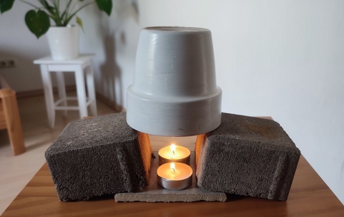 Diy terracotta pot heater