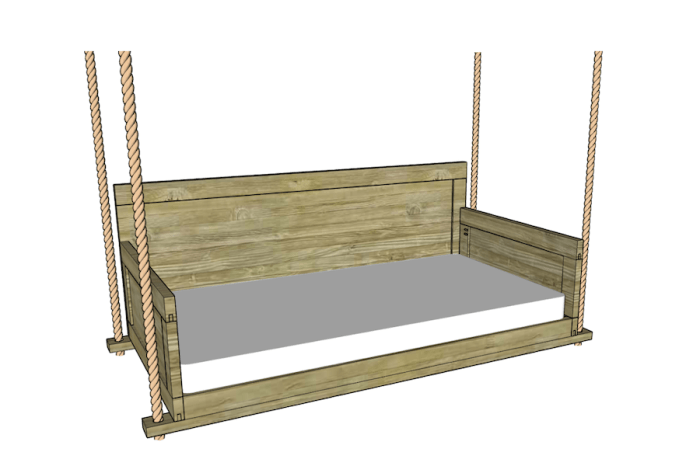 Diy swing bed